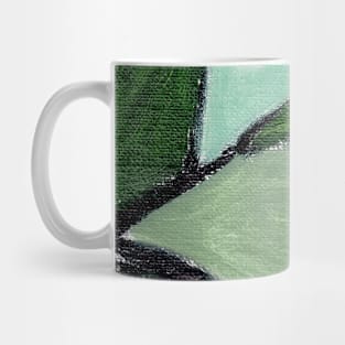 Mint Green Abstract Art Mug